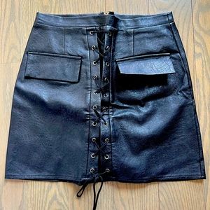 “Leather” skirt